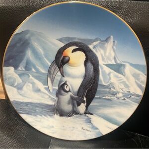“Stand by me” Penguin Plate by Ray Harry